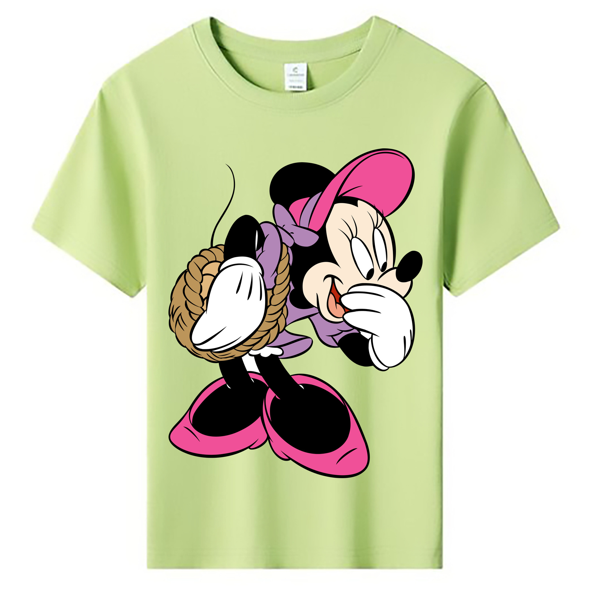 ミッキーマウス Mickey Mouse 綿100％キッズTシャツ（フロントプリント）